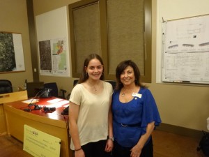 1469 Violet Richardson Award -- Taylor Froomin of Loomis, a student at Del Oro High School, volunteers with Placer TOP Soccer with Randi Beasley