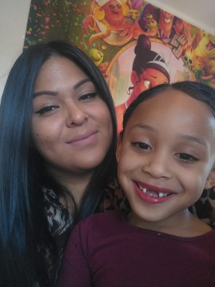 Mother who won live Your Dream Award with daughter.