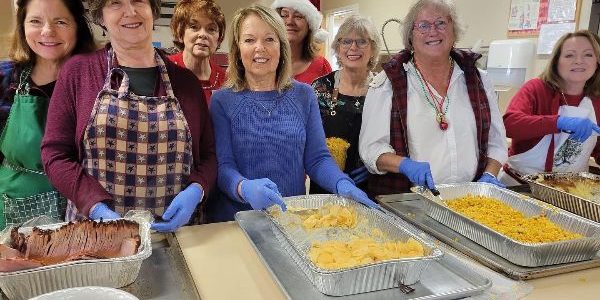 Loomis Soroptimist members cook for Senior LIFE Center