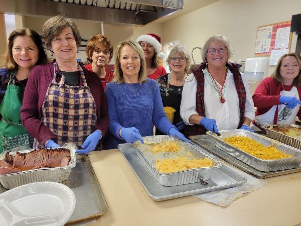 Loomis Soroptimist members cook for Senior LIFE Center